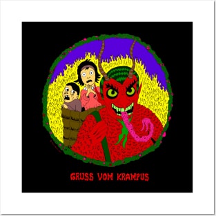 GRUSS VOM KRAMPUS Posters and Art